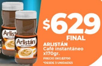 Supermayorista Vital Arlistán Café Instantáneo 170g oferta