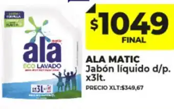 Supermayorista Vital Ala Matic Jabón Líquido d/p x 3L oferta