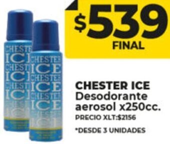 Supermayorista Vital Chester Ice Desodorante Aerosol 250cc oferta