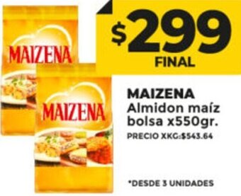 Supermayorista Vital Maizena Almidon Maíz Bolsa 550g oferta