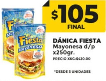 Supermayorista Vital Dánica Fiesta Mayonesa d/p 250g oferta