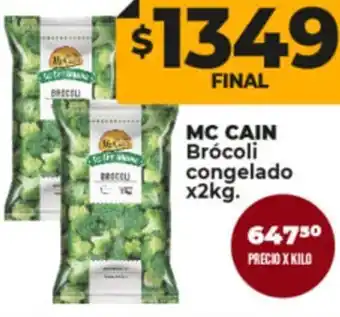 Supermayorista Vital McCain Brócoli Congelado 2kg oferta