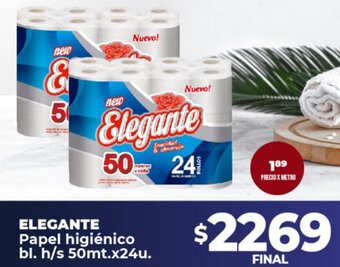 Supermayorista Vital ELegante Papel Higiénico bl. h/s 50mtx24u oferta