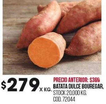 Coto Batata Dulce Bouregar oferta