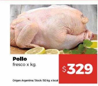 Disco Pollo fresco x kg oferta