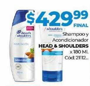 Diarco Shampoo y acondicionador head & shoulders oferta