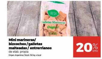 Disco Mini marineras-bizcochos- galletas malteadas- entrerrianos oferta