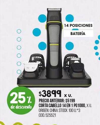 Coto Corta cabello 14 en 1 pg 1000 25% de descuento oferta