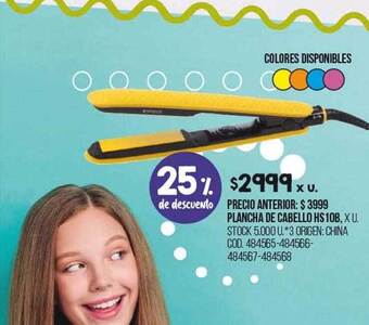 Coto Plancha de cabello hs 10b oferta