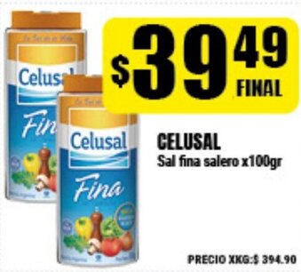 Supermayorista Vital Celusal Sal fina salero x100gr oferta