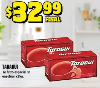 Supermayorista Vital Taragüi Té filtro especial s/ ensobrar x25u. oferta