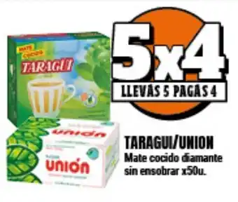 Supermayorista Vital Taragui/Union Mate cocido diamante sin ensobrar x50u. oferta