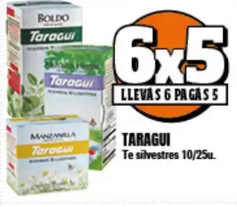 Supermayorista Vital Taragui Te silvestres 10/25u. oferta