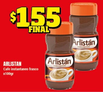 Supermayorista Vital Arlistan Cafe instantaneo frasco x100gr oferta