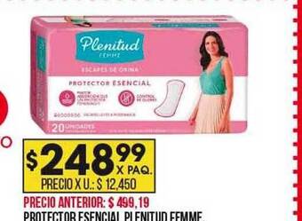 Coto Protector esencial plenitud femme oferta