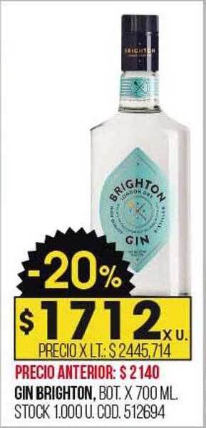 Coto Gin brighton oferta