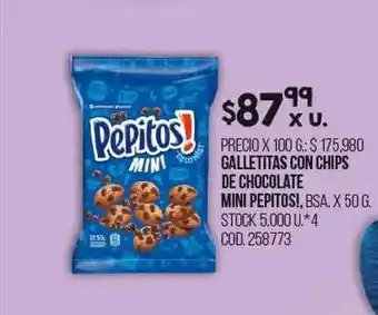 Coto Galletitas con chips de chocolate mini pepitosi oferta