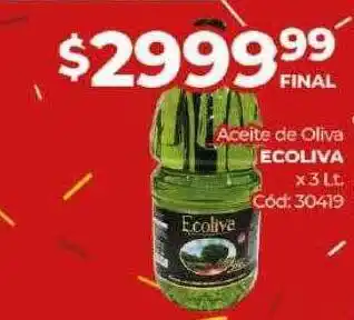Diarco Aceite de oliva ecoliva oferta