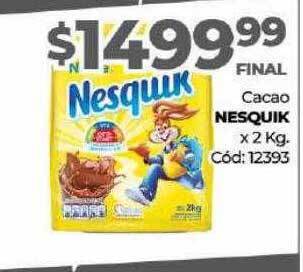 Diarco Cacao nesquik oferta