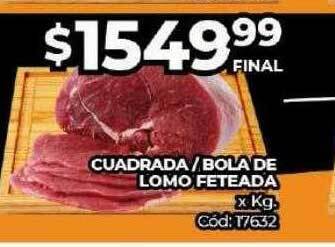 Diarco Cuadrada bola de lomo feteada oferta