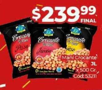 Diarco Maní crocante jl oferta
