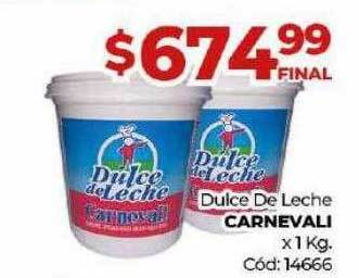 Diarco Dulce de leche carnevali oferta