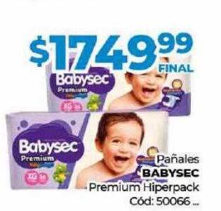 Diarco Pañales babysec premium hiperpack oferta