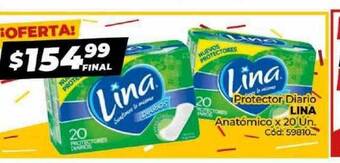 Diarco Protector diario lina anatómico oferta