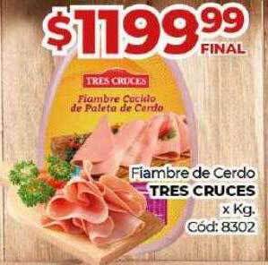 Diarco Fiambre de cerdo tres cruces oferta