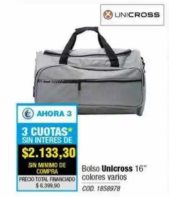 Rio Shop Deco Bolso unicross 16 oferta
