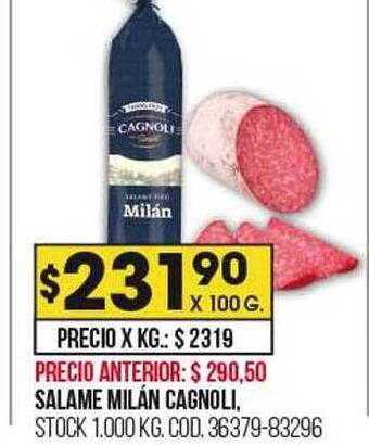 Coto Salame milán cagnoli oferta