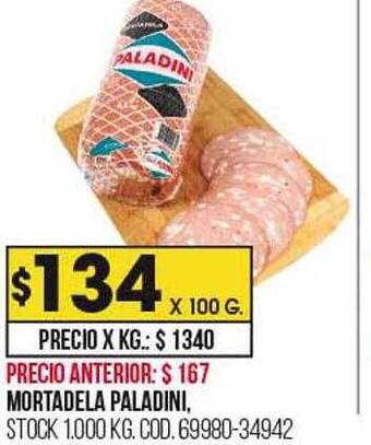 Coto Mortadela paladini oferta