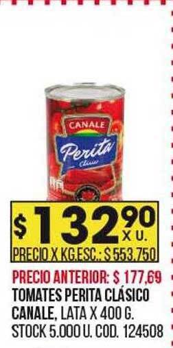 Coto Tomates perita clásico canale oferta