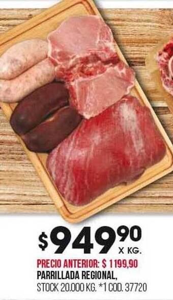 Coto Parrillada regional oferta