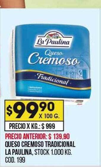 Coto Queso cremoso tradicional la paulina oferta