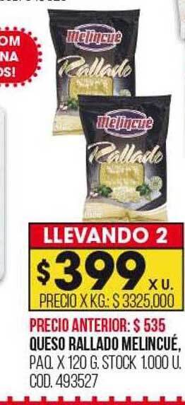 Coto Queso rallado melincué oferta