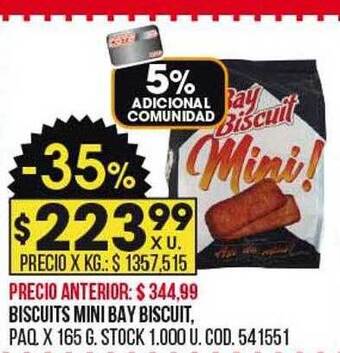 Coto Biscuits mini bay biscuit oferta