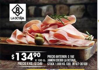 Coto Jamón cocido la octava oferta