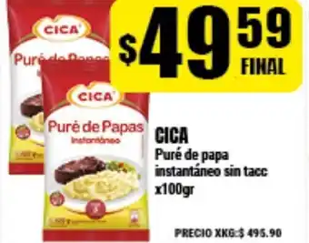 Supermayorista Vital Cica Puré de papas instantáneo sin tacc x100gr oferta