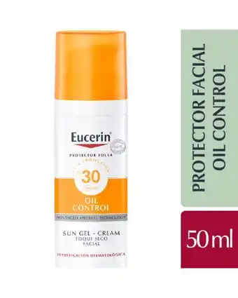 Punto de Salud Eucerin - sun gel crema facial toque seco spf30 oferta