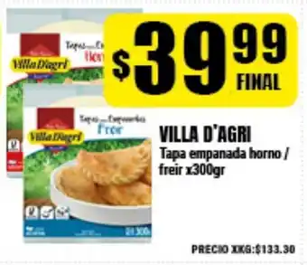 Supermayorista Vital Villa D'Agri Tapa empanada horno / freir x300gr oferta