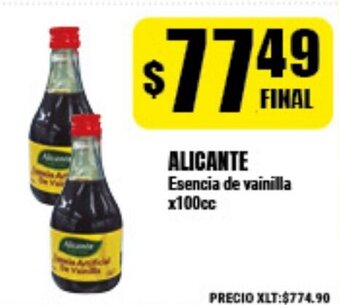 Supermayorista Vital Alicante Esencia de vainilla x100cc oferta