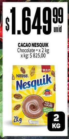 Makro Cacao nesquik oferta