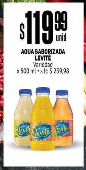 Makro Agua saborizada levité oferta