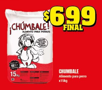 Supermayorista Vital Chumbale Alimento para perro x15kg oferta