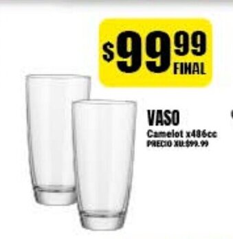 Supermayorista Vital Vaso Camelot x486cc oferta