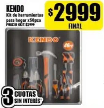 Supermayorista Vital Kendo Kit de herramientas para bogar x50pza oferta