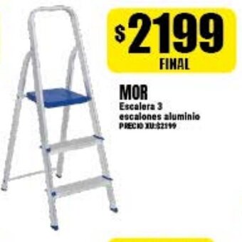 Supermayorista Vital Mor Escalera 3 escalones aluminio oferta
