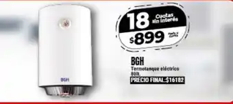 Supermayorista Vital BGH Termotanque eléctrico 80lt oferta