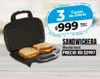 Supermayorista Vital Sandwichera Mastertost oferta
